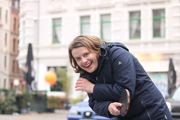 Julia Willie Hamburg spielt Tischtennis