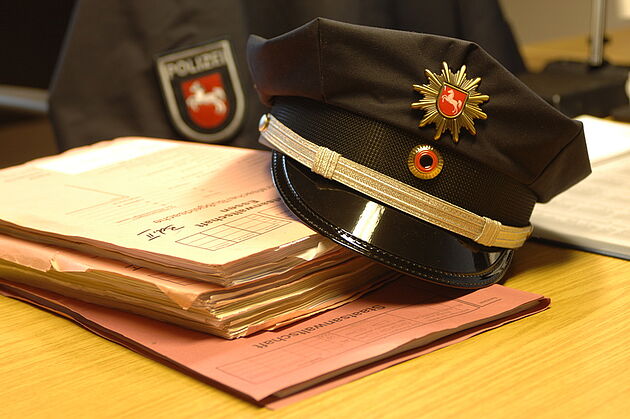 Ermittlungsakte bei der Polizei